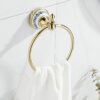 HIGOH Towel Racks,Towel Holder Bath Towel Holder, Bathroom Hand Towel, Towel, Wall Mounted Stainless Steel Kithen Washroom Bath Towel Holder Hang