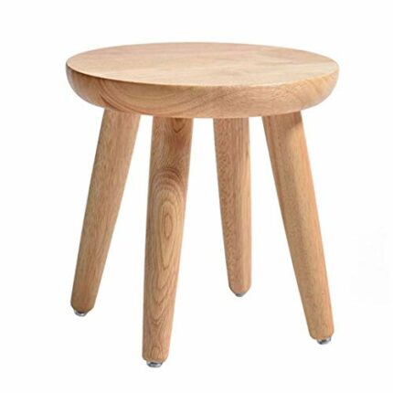 LUKEO Dining stool-stools Fashion Creative Round Stool Home Stool Dressing Table Stool Solid Wood Table Stool