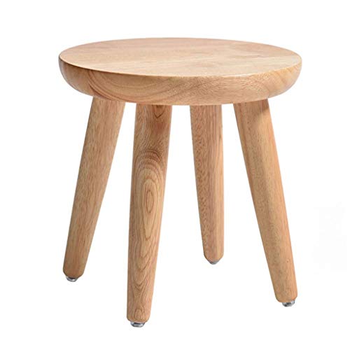 LUKEO Dining stool-stools Fashion Creative Round Stool Home Stool Dressing Table Stool Solid Wood Table Stool