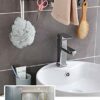Hosoncovy 3 Tier Utensil Hanger Rail Utensil Wall Hanger Swivel Towel Rail Kitchen Wall Rail with Hooks Rotating Wall Mount Shelf for Kitchen Bat