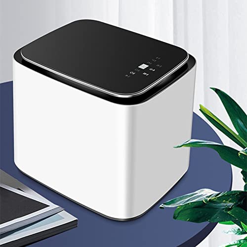 XYZMDJ Portable Washer and Dryer Machine Cooking, Washing and Drying Desktop Washing Machine (Color : White)