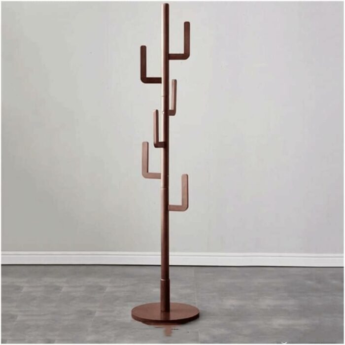 KRHINO Clothes rack and hat rack Coat Rack, Bedroom Floor-standing Coat Stand for Hanging Clothes Hats snd Bags, Storage Shelf Suitable for livin