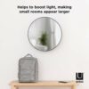 Umbra Cirko Wall Mirror, Black