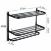 N/A 3-Tier Towel Bar Holder Rustproof Towel Hanger，Kitchen, Living Room and Bathroom