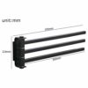 RSOCHS Rotating Towel Rack - Bathroom Rack Activity Towel Bar（Black）