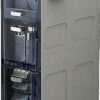 OPSREY Narrow Plastic Floor Bathroom Storage Cabinet Holder Organizer with Wheels, Multi-Purpose Storage Cabinet Unit for Living Room, Bedroom, K