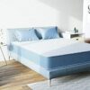 wowttrelax Double Mattress, 8 Inch 4FT6 20.5cm Double Pocket Sprung Memory Foam Mattress with Breathable Fabric, Medium Firm Feel - 9-Zone Orthop