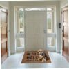 AIJUZIJIE Carpet Welcome Mat Funny Letter Entryway Doormat Non Slip Floor Rug Decor For Front Door Style2