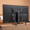 WALI Anti-Tip Heavy Duty Straps Safety Protection Fit Most Flat Screen TVs and Furniture (TAS001), Metal, Black, 2 Pack