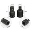 Impact Socket Adaptor Set, Socket Wrench Adapters, 6 Pcs Reducer Adapter for Converter Socket Set 1/4" 3/8" 1/2" 3/4"