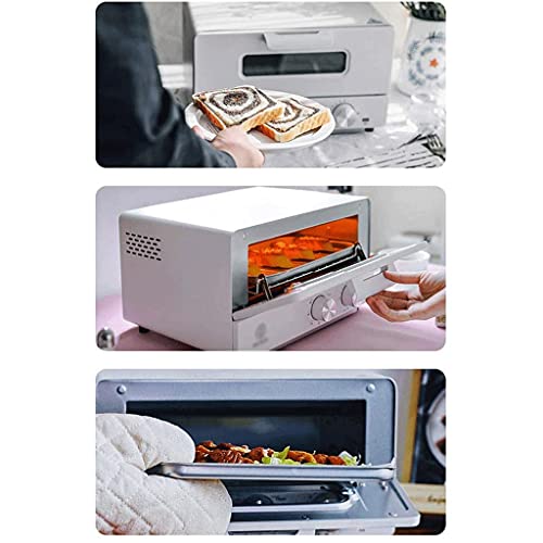 KKYKP Oven- Steam Electric Oven Mini Home Automatic Multi-function Toaster Breakfast Machine Toast Bread