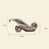 Stylish Simplicity Silver Leaf Shape Wine Rack Decoration Modern Art Creative Decoration European Living Room Desktop Bar New House Wine Cabinet