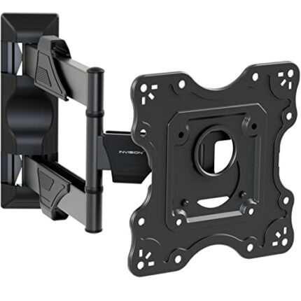 Invision TV Wall Bracket Mount for 24-43 Inch Screens, VESA 100x100mm to 200x200mm, Ultra Slim Tilts Swivels & Extends for LED LCD Plasma Flat an