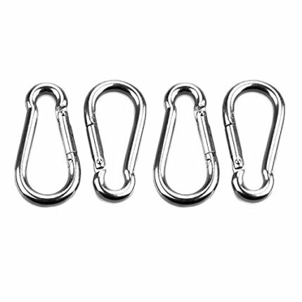 HONGCI M8 Heavy Duty Sun Shade Sail Fixing Kit for Garden Triangle and Square, Rectangle - 304 Stainless Steel Sun Shade Sail Fixing Hardware Acc