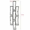 wine racks Wall Mounted Wine Racks European Style Iron Multi-bottle Red Wine Bottle Holder Creative Lattice Wine Racks Black Stemware Racks