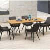 dining chair Office Reception Chairs Business Dining Chairs Set Kitchen Dining Chairs Set of 4 Metal Feet Comfortable Cushions and Backrest Leath