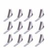 ZARRS Tablecloth Clips Steel,Table Cloth Clamps Metal 12 Pack Table Cover Clamps Anti-slip Table Cloth Holders for Home Garden Outdoor Silver