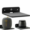Small Wall Shelf Speaker Stand, TXEsign Small Shelf Speaker Mount for Bluetooth Speaker, Webcam, Cell Phones, Mesh Router,Toy Display Shelf Acryl