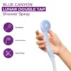 Blue Canyon Lunar Double Tap Shower Spray| Bathroom Accessory| Premium Shower Attachment for Bath taps| Push-on-Fitting| Suitable for Round & Ova