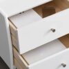 SDFGH All Solid Wood Bedside Table Simple Nordic Style Bedroom Locker ，Mini Small Multifunctional Bedside Cabinet Simple