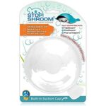 StopShroom Universal Stopper Plug for Bathtub Bathroom, and Kitchen Sink Drains Silicone White, Standard