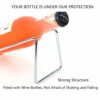 SuproBarware Wine Rack - Stainless Steel Single Wine Bottle Holder Set of 12, Stylish Wine Bottle Organizer Great for Wine Lovers, Countertop Liq