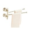 HIGOH Towel Racks,Towel Holder Towel Rail for Bathroom, Finish Rotating Towel Bar Clothes Hanger, Crystal Towel Holder, Wall Mounted Towel Hanger