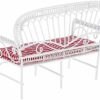 XMING Mini Furniture Model Living Room Scene Wrought Iron Double Sofa Lattice