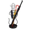 AANAN Umbrella Stands,Metal Umbrella Rack with Hooks, Creative Lute Sumbrella Stand, for Living Room, Hall, Front Door, Entrance Passage