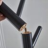 YEVONNIE Solid Rubber Wood Coat Rack, Free Standing Coat Rack, Tree-Shaped Coat Rack with 8 Hooks, 3 Height Options, for Clothes, Hats, Bags, for