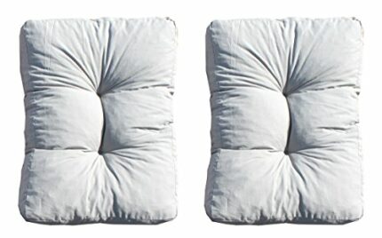 Ambientehome 90406 60 x 40 x 13 cm Lounge Extra Thick Cotton Cushion - Light Grey (2-Piece)