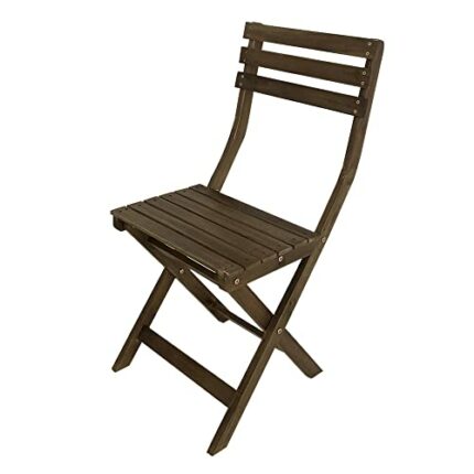 UNITURE Outdoor Chairs, Premium Bistro Chairs for Patio and Backyard, Solid Wood Lawn Chairs Folding, Compact and Lightweight Design, Patio Chair