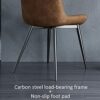 dining chair Modern Dining Chairs Upholstered Kitchen Room Chairs with Metal Legs Modern High Back Leisure Accent Chairs with Non-Slip Foot Pad (