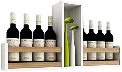 NEOCHY Wine Rack Modern Wall-Mounted Wine Box Home Living Room Simple Decorative Wine Bottle Display Stand