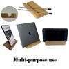 AUXPhome Vinyl Record Storage Holder Album Display Stand Record Organizer, Fits 7 and 12 inch Records or LPs - Display Singles in Stylish Modern