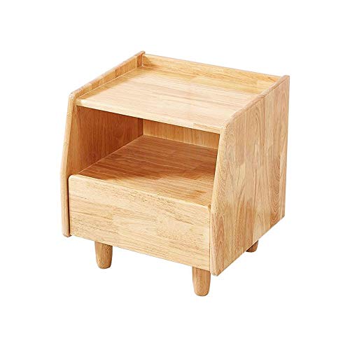 JYDQM Bedside Table Solid Wood Nordic Minimalist Bedroom Bedside Storage Locker Economic Japanese Log Cabinet