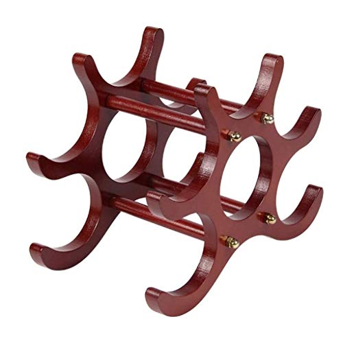 ZYZMH Creative European Solid Wood Wine Rack, Decorative Wine Bottle Rack, Home Living Room Furnishings Wine Rack