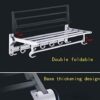 Towel Bars,Wall Mount/Punch Free/Folding Rod/Bathroom/Kitchen/Balcony/Office/Towel Rack/50Cm