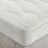 Silentnight Non Storage Divan| Slate Grey | Small Double with Miracoil Cushion Top Mattress | Medium Firm | Small Double