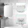 TOUCHBeauty Shower Mirror,3X Magnification Shaving Mirror Cosmetic Mirror Shower and Bath, With Hook, No Drilling RAG-2071 (White)