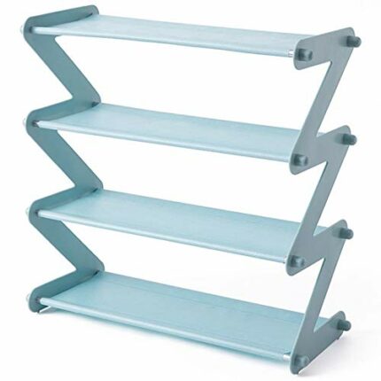 EYHLKM Simple Stainless Steel Assembled Shoe Rack Save Space Slippers High Heels Home Dormitory Foldable Multi-Layer Storage