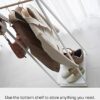Yamazaki Tower Coat Rack, White, One Size