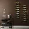AQAREA Wall Mount Wine Rack Organizer, Wine Holder Wall Mounted, Wine Storage Display, Wine Rack Holder