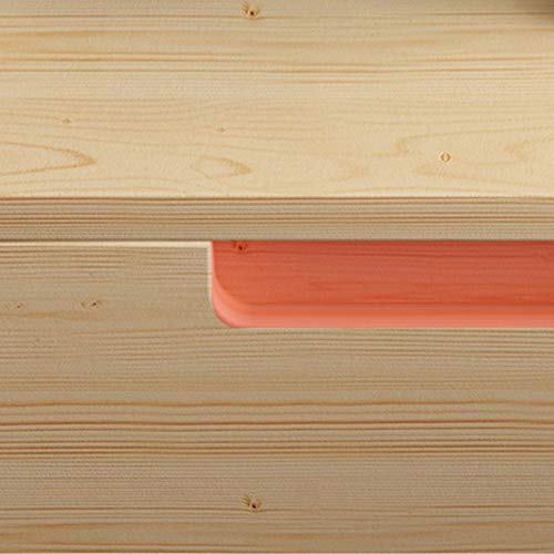 LUKEO Nordic Minimalist Bedside Table, Minimalist Bedroom Solid Wood Storage Cabinet