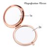 Sometimes You Forget You Are Awesome Gifts Rose Gold Travel Compact Makeup Mirror Inspirational Graduation Birthday Christmas Goodbye Retirement