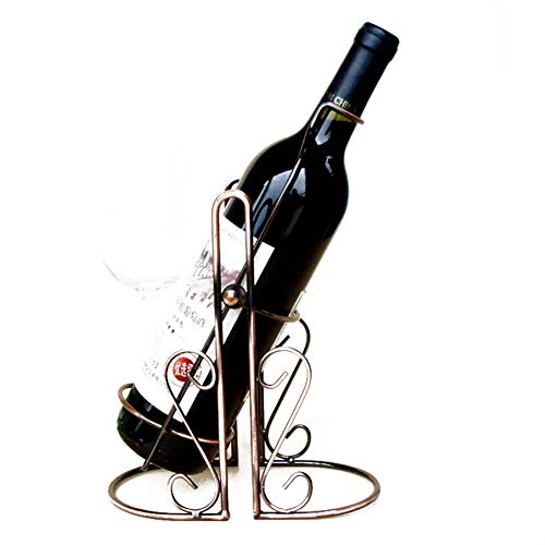 ALREMO HUANGXING - Wine Rack, Metal Wine Bottle Holder, Wine Display Stand for Bars, Home Decor, Perfect Addition to Your Collection,1pc