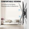 Mounting Dream TV Wall Bracket Mount Swivel and Tilt for most 26-55 Inch LED, LCD and OLED Flat Screen TVs up to VESA 400x400mm and 35 KG, Full M