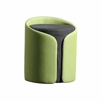 LUKEO Green Sofa Stool, Fabric Sofa Stool, Shoe Changing Stool, Personalized Makeup Stool