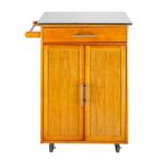 BHVXW Storage Trolley With Table Top Drawers And Cabinets Practical Removable Kitchen Trolley Storage Assistant