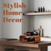 GooComfy (2023 Upgrade) Wooden Countertop Wine Rack, 8 Bottles Tabletop Champaign Holder, for Home Display and Wine Gift